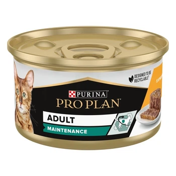 Консервований корм Purina Pro Plan Veterinary Diets Adult Шматочки в паштеті з куркою для дорослих котів 85 г (8445290173218) x24 шт.