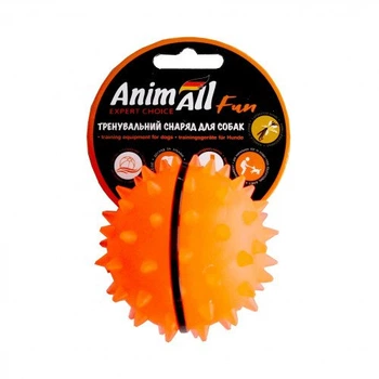 Игрушки AnimAll Fun Игрушка мяч каштан, оранжевый 7 см (127753)