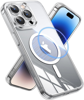 Etui Ugreen LP727 MagSafe do Apple iPhone 15 Pro Transparent (6941876223985)