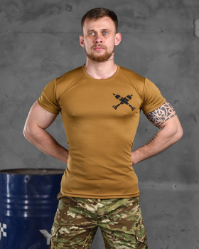 Тактическая потоотводящая футболка odin mina кайот XL