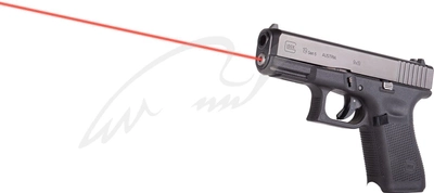 Цілевказівник лазерний LaserMax вбудований для Glock 19 Gen5. Червоний