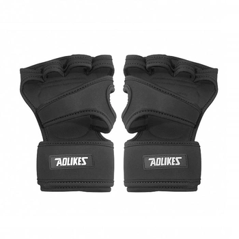 Перчатки для спорта AOLIKES A-118 с поддержкой запястья Black L L