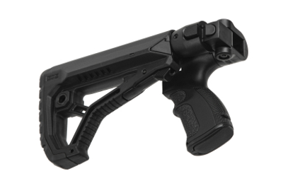 Приклад складной с пистолетной рукояткой FAB для Mossberg 500, черный (Mil-Spec)
