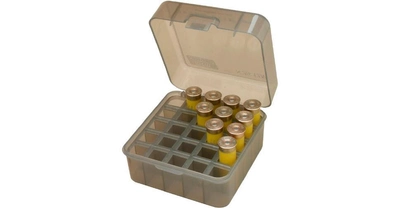 Коробка MTM Dual Gauge Shotshell Case 3.5" на 25 патронів кал. 12/89. Колір – димчастий