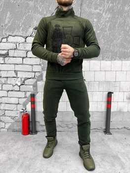 Зимний флисовый костюм soldier haki XXXL