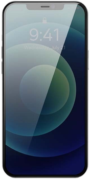 Szkło hartowane Baseus do Apple iPhone 12 Pro Max 2 szt Black (SGBL061002)