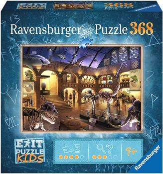 Puzzle Ravensburger Exit Muzeum histori naturalnej 368 elementów (4005556129256)
