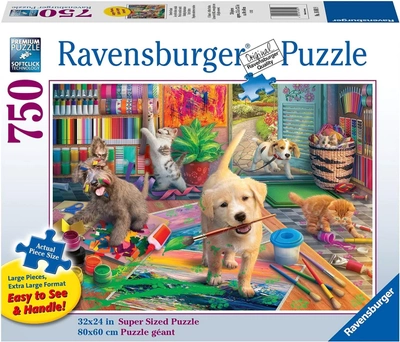 Puzzle Ravensburger Mali artyści 750 elementów (4005556168019)