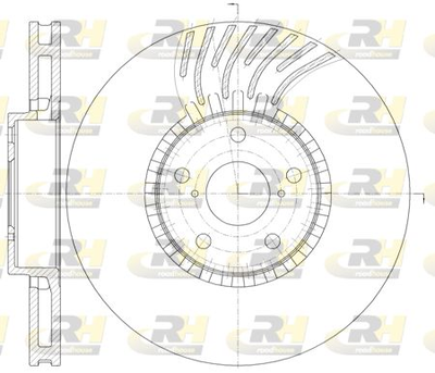 Передн. диск правий LEXUS GS 300, 430 05- RoadHouse 61179.11