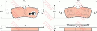 Гальмівні колодки TRW TRW GDB1561