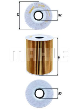 Фільтр масляний Knecht OX254D4