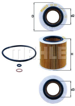 Масляный фильтр Knecht OX387D