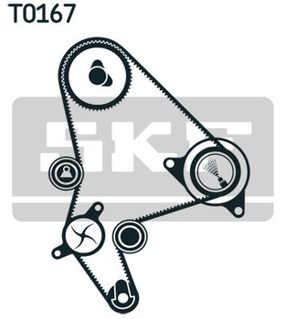 Водяной насос + комплект зубчатого ремня SKF VKMC 03246