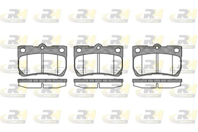 Колодки тормозные дисковые, к-кт. RoadHouse 21181.02