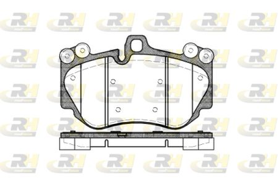 Колодки тормозные дисковые, к-кт. RoadHouse 21140.00