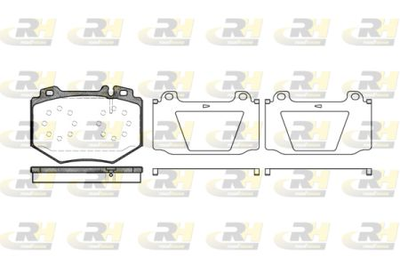 Колодки тормозные дисковые, к-кт. RoadHouse 21065.00