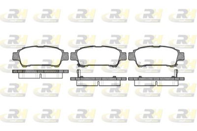 Колодки тормозные дисковые, к-кт. RoadHouse 2820.02