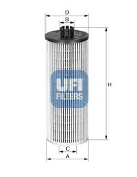 Масляный фильтр UFI 25.185.00