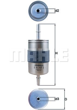 Паливний фільтр Knecht KL1055