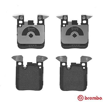 Тормозные колодки, к-кт. Brembo P06 087