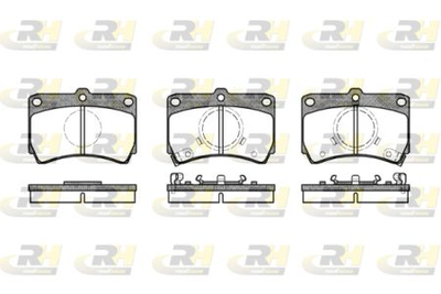 Колодки тормозные дисковые, к-кт. RoadHouse 2212.02