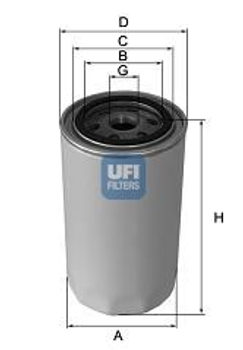 Масляный фильтр UFI 23.189.00