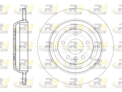 Тормозной диск RH 61166.00