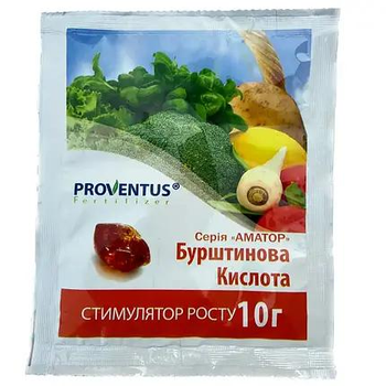 Добриво Бурштинова кислота 10 г Proventus