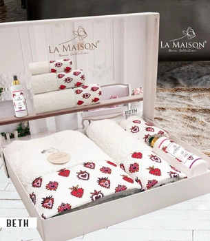Подарочный набор полотенец с духами La Maison Beth