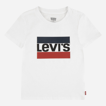 Дитяча футболка для дівчинки Levis 3EK827-001 110 см (5A) Біла (3666643067281)