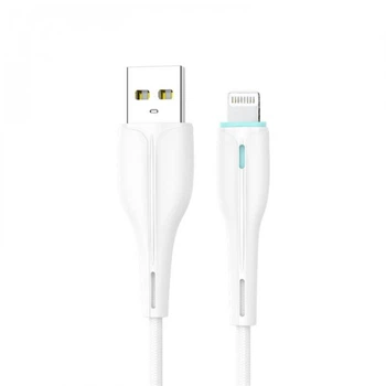 Кабель SkyDolphin S48L USB - Lightning (M/M), 1 м, Білий (USB-000423)
