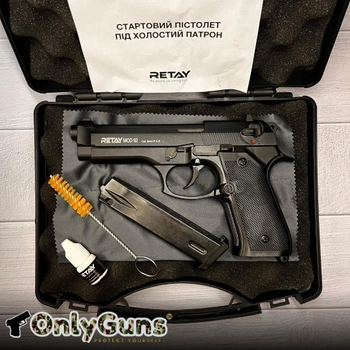 Стартовый пистолет Beretta Mod 92, Retay Arms, Беретта 92 под холостой патрон 9мм , Сигнальный, Шумовой