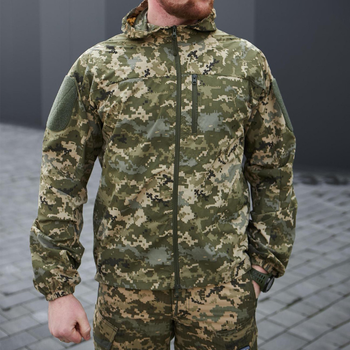 Мужская летняя куртка "T-Storm" с липучками для шевронов пиксель размер L