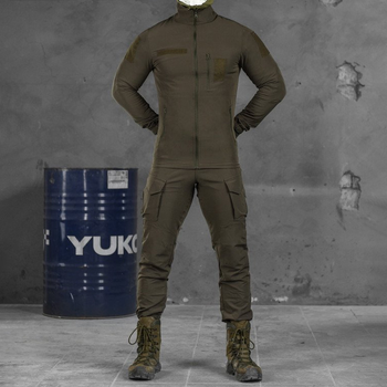Легкий костюм "Smok" куртка + штани олива розмір S