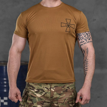 Потоотводящая мужская футболка Coolmax с принтом койот размер XL