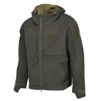 Демисезонная мужская куртка "Hunter" Canvas Streatch с сеточной подкладкой олива размер L