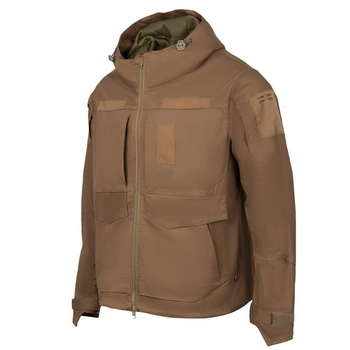 Демисезонная мужская куртка "Hunter" Canvas Streatch с сеточной подкладкой койот размер 3XL