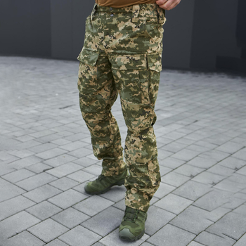 Мужские штаны "М-5" рип-стоп с влагозащитной пропиткой пиксель размер S