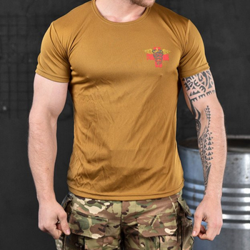 Потоотводящая мужская футболка Odin Medical Coolmax койот размер 2XL