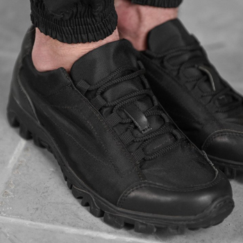 Кросівки "Newcastle" Cordura зі шкіряними вставками чорні розмір 44