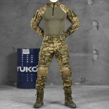 Чоловічий костюм Combat G3 ріп-стоп Убакс + Штани піксель розмір S