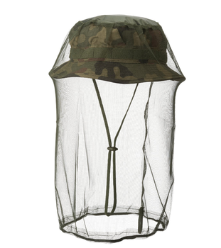Москітна сітка тактична Helikon-Tex One size Mosquito Net - Polyester Mesh - Olive Green (CZ-MOS-PO-02)