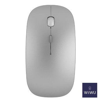 Бездротова миша WIWU Wimice Lite WM102 з акумулятором (USB 2.4 ГГц, 10м, 1600 Dpi, 450mAh, комп'ютерна, для ноутбука) - Сірий