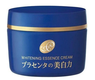 Антивіковий, відбілюючий нічний крем-ессенція Meishoku Placenta Whitening Essence Cream з плацентою, 55 г
