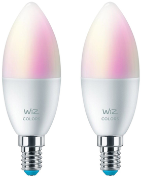 Zestaw inteligentnych żarówek WIZ Smart Candle Color LED WiFi C37 E14 470 lm 4.9 W (8719514551275)