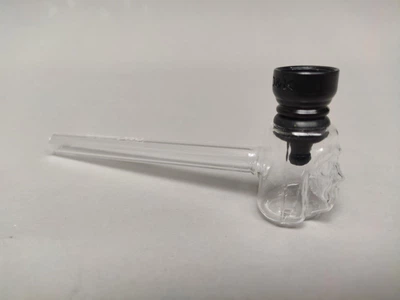 Трубка-вапорайзер для курения D&K Oil-Pipe Darth Vader Black стеклянная