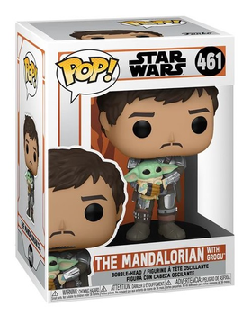 Figurka Funko Pop! Star Wars Mandalorian Holding Child 12 cm (8896985452590)