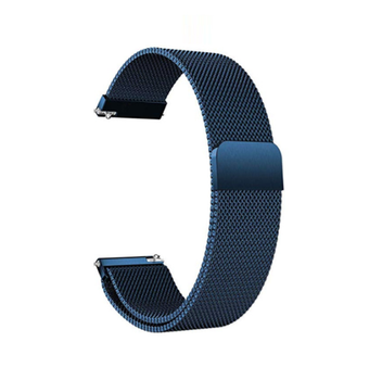 Металлический ремешок Milanese Xiaomi Amazfit Bip / Lite / 20 мм миланская петля Синий 1901P