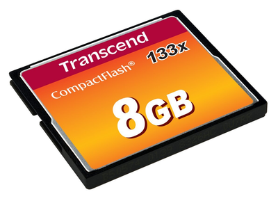 Карта пам'яті Compact Flash Transcend 133x 8ГБ (TS8GCF133)