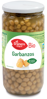 Organiczna gotowana ciecierzyca El Granero 660 g (8422584054330)